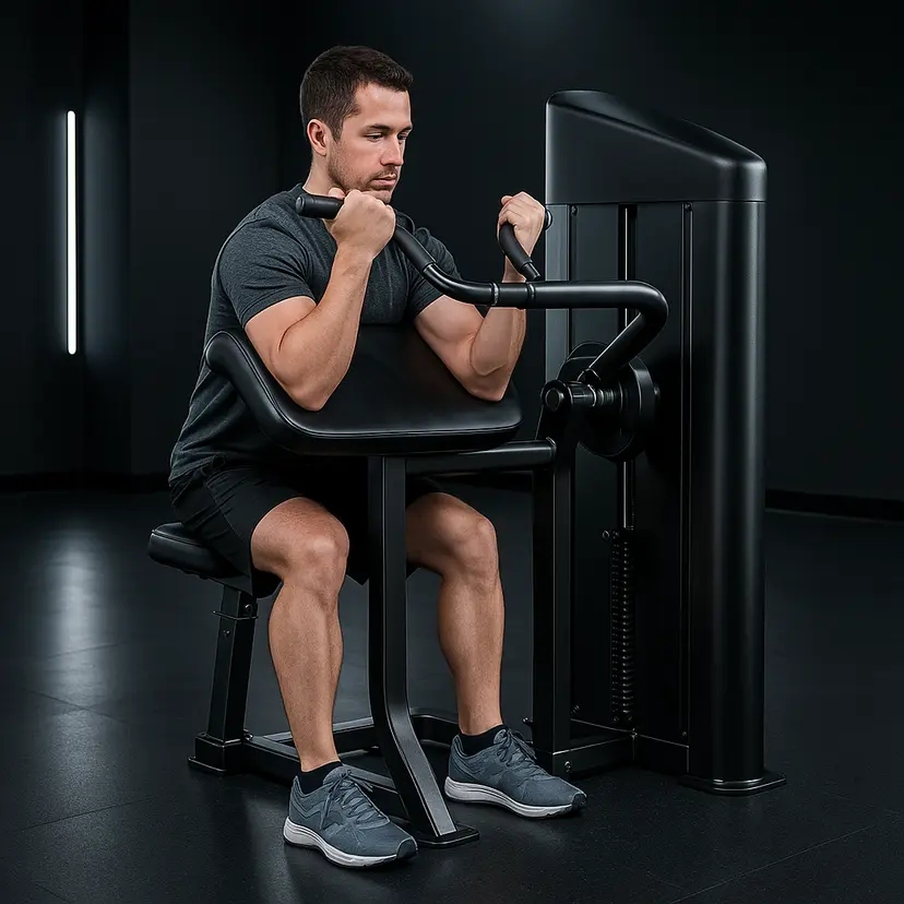 Biceps Curl exercise demonstration