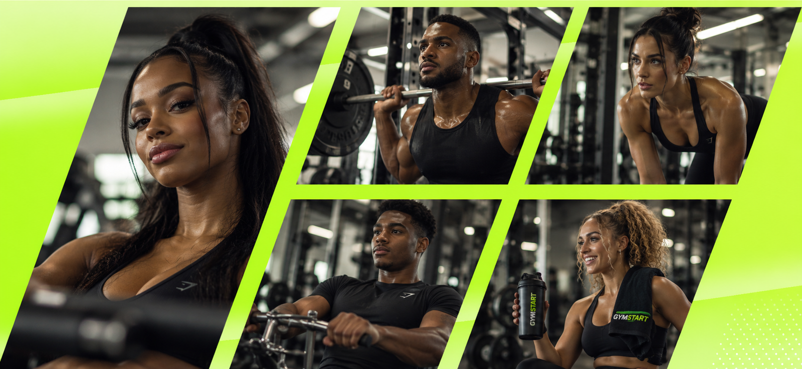 GYM START members training in the gym